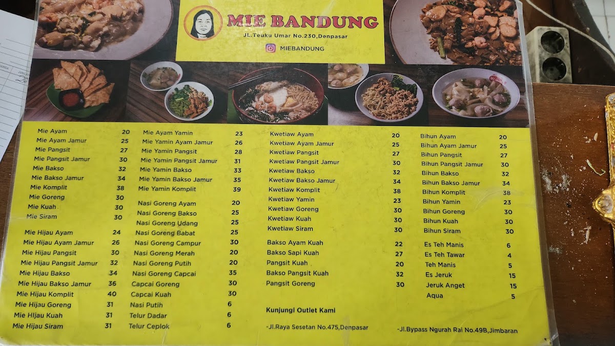 Mie Bandung Menu 6