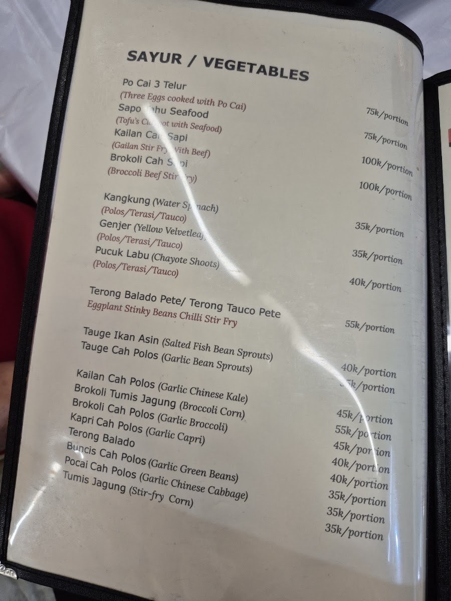 Saung Greenville Menu 4