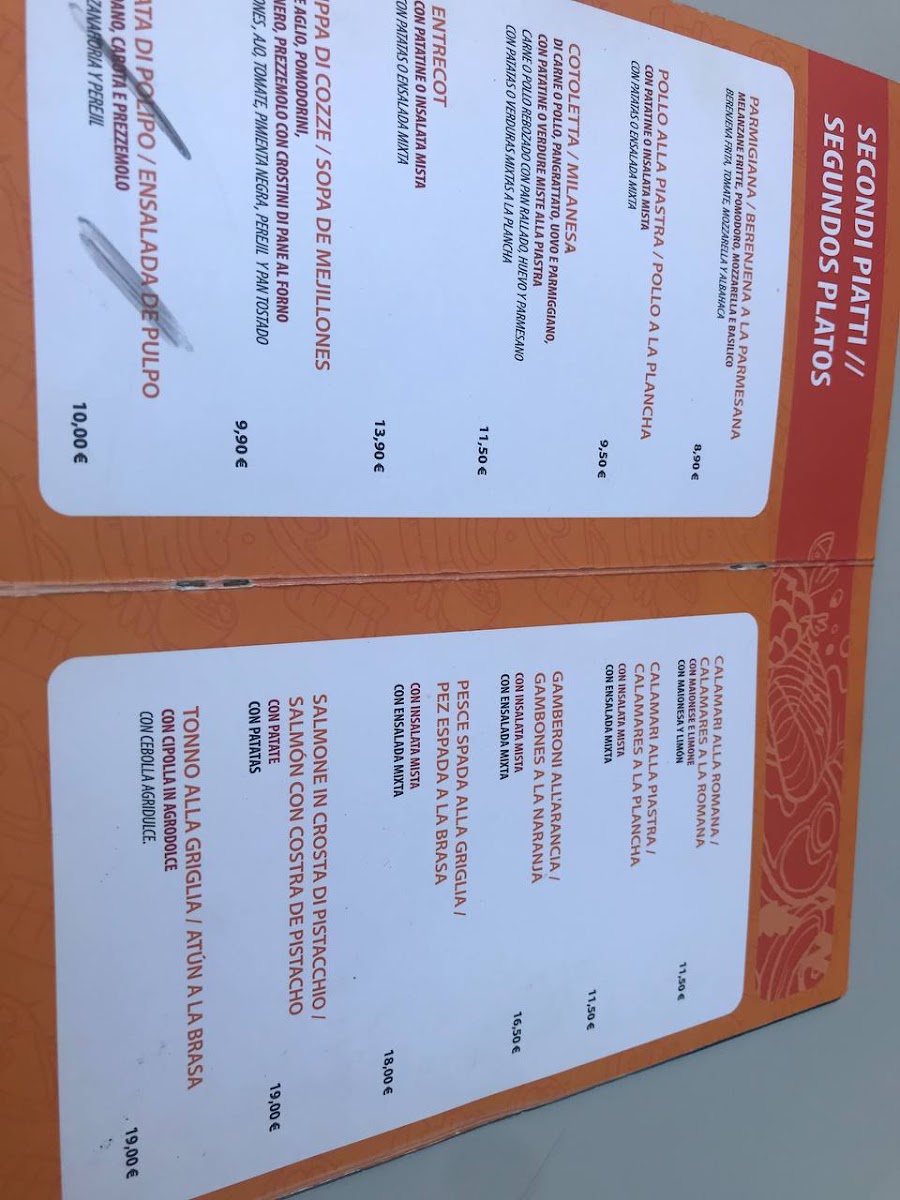 Restaurant Zero Nove Cinque Menu 9
