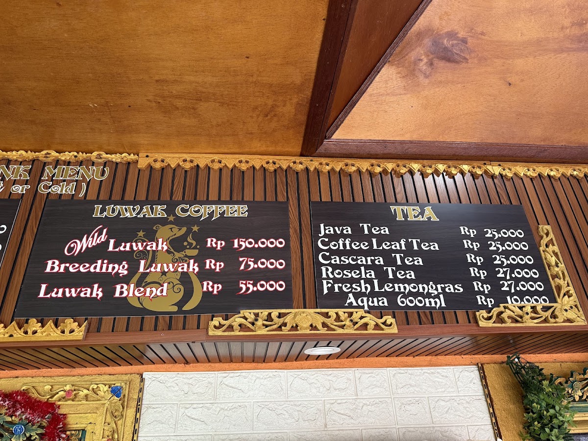 Balistar coffee Menu 6