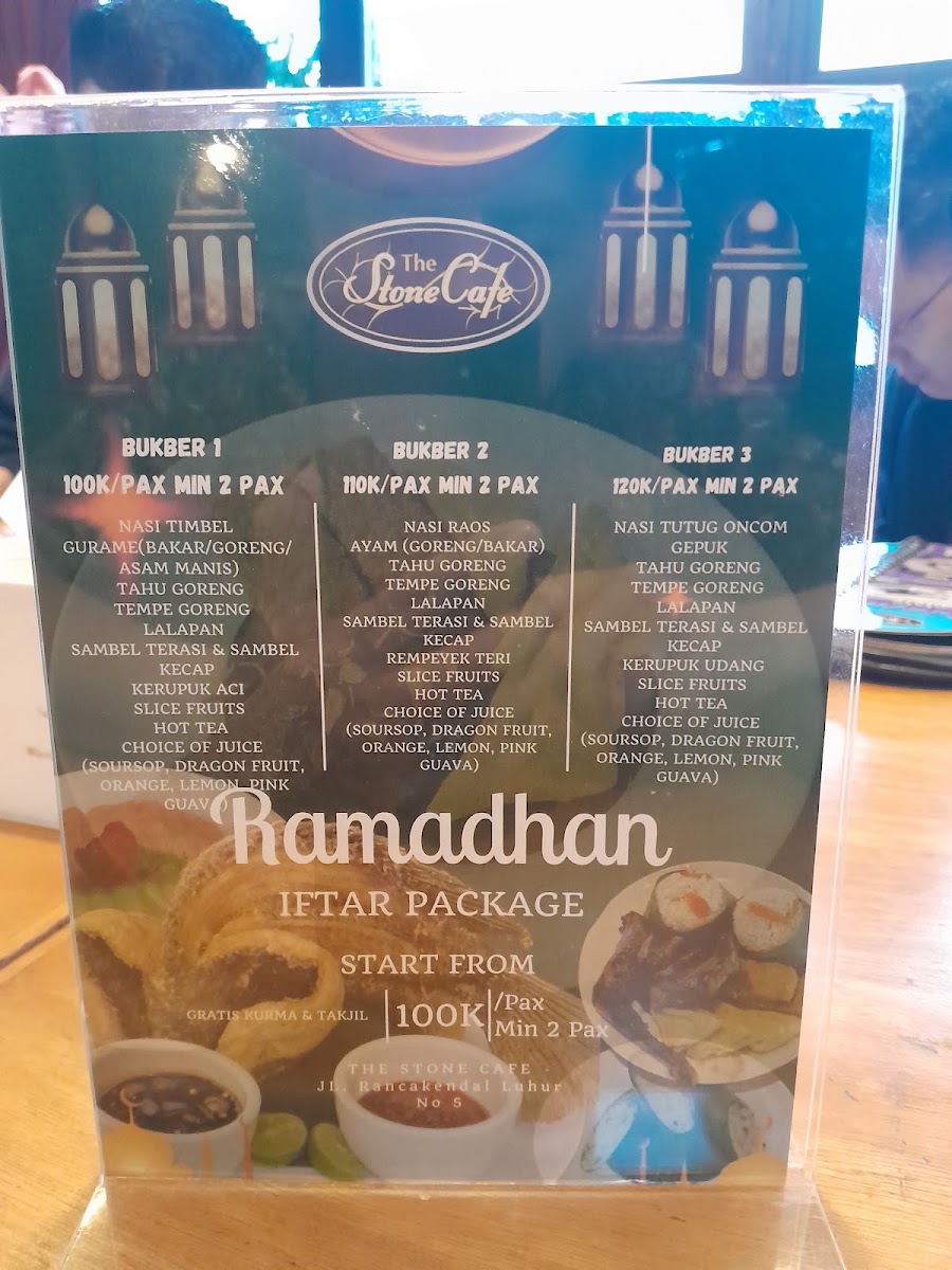 The Stone Cafe Menu 4
