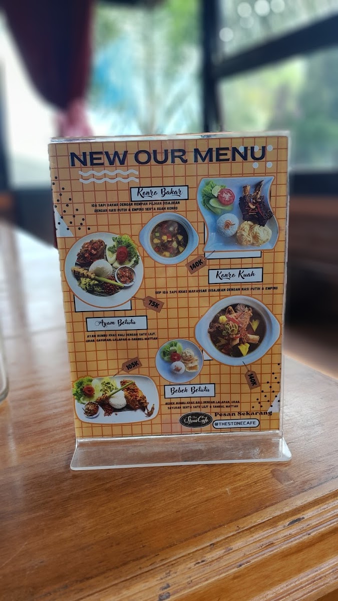 The Stone Cafe Menu 5