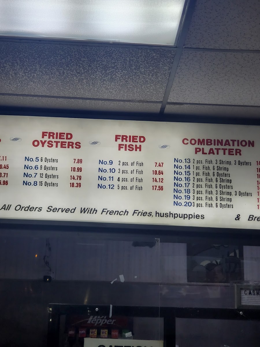 John's Seafood Menu 7