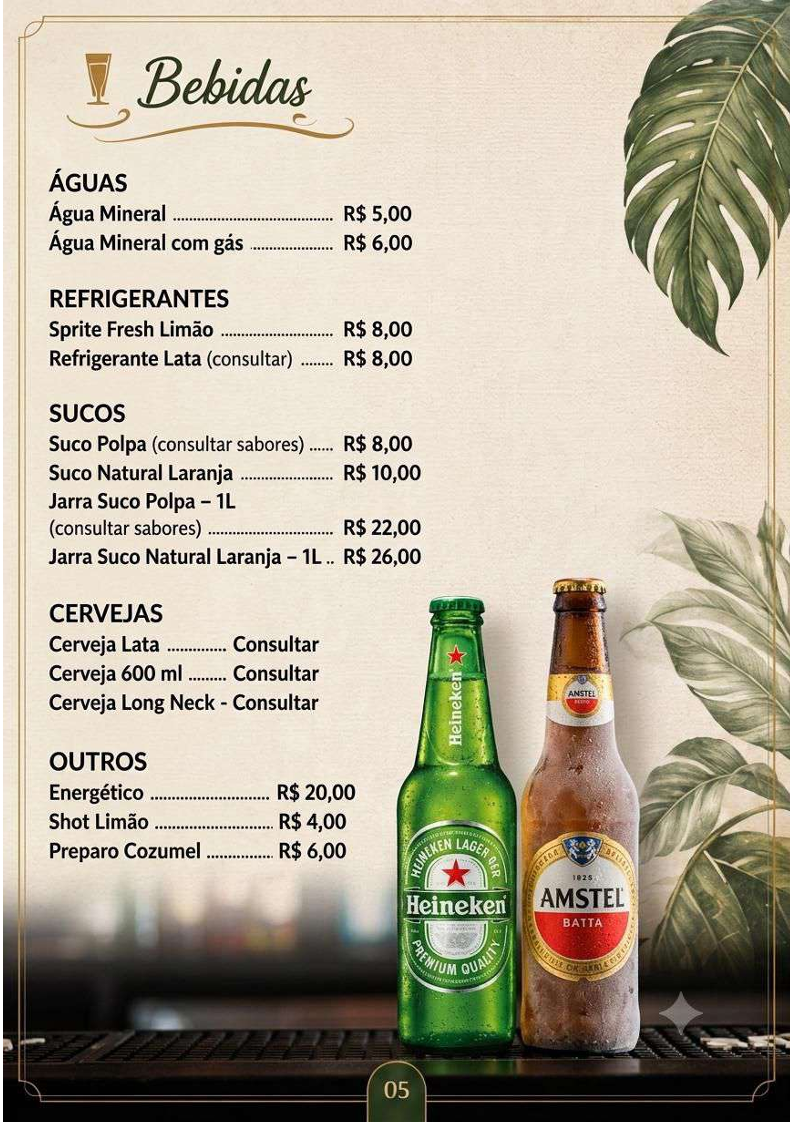 Porto Geraes Restaurante Menu 2