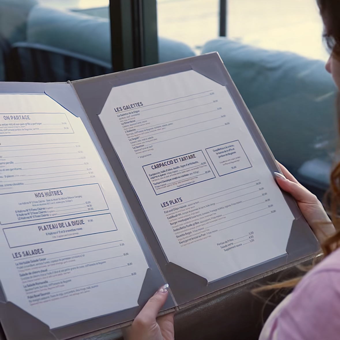 Café de la Digue Menu 1
