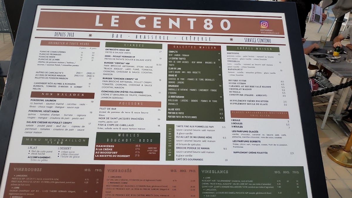 Café de la Digue Menu 6