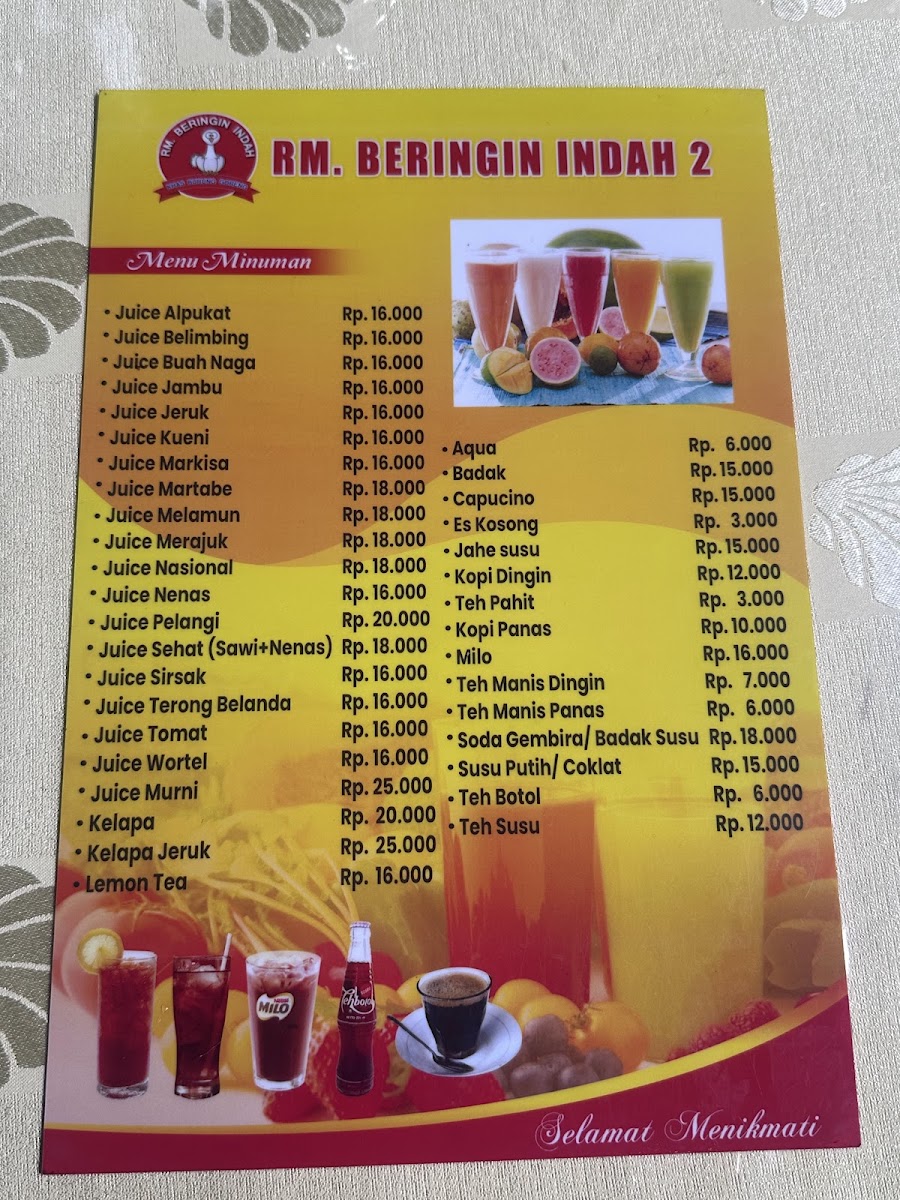 RM. Beringin Indah 2 Menu 3