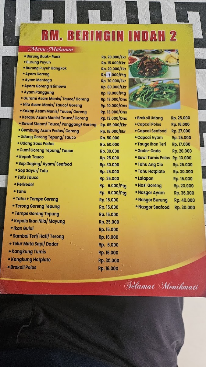 RM. Beringin Indah 2 Menu 5