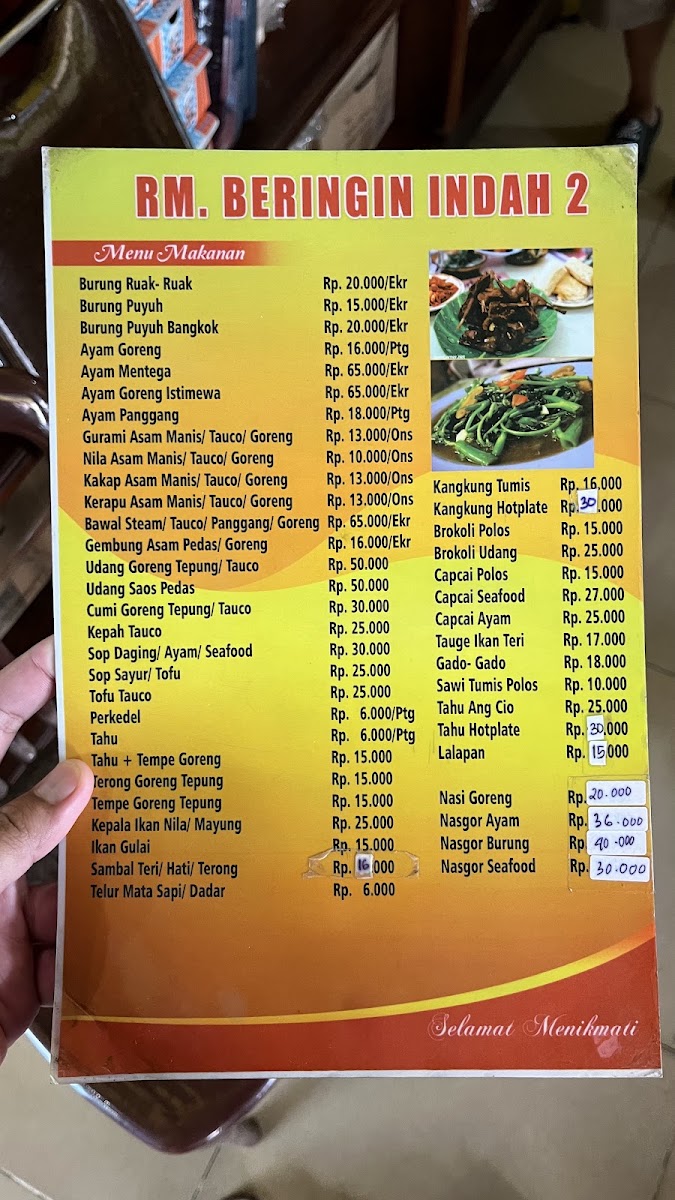 RM. Beringin Indah 2 Menu 7