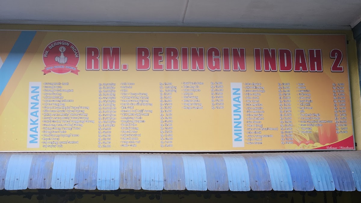 RM. Beringin Indah 2 Menu 8