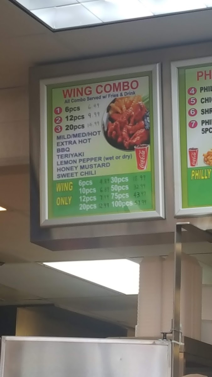 Wing Master Menu 10