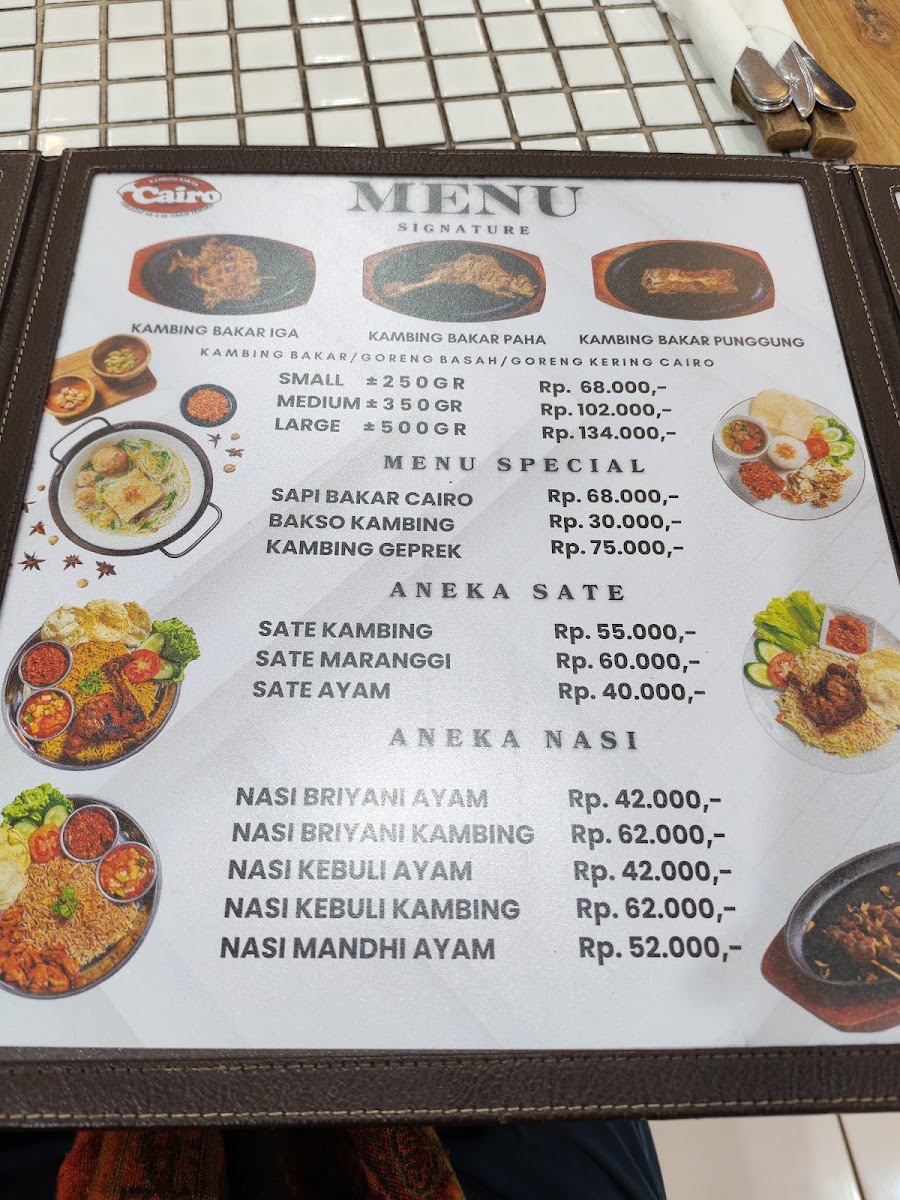Kambing Bakar Cairo Menu 3