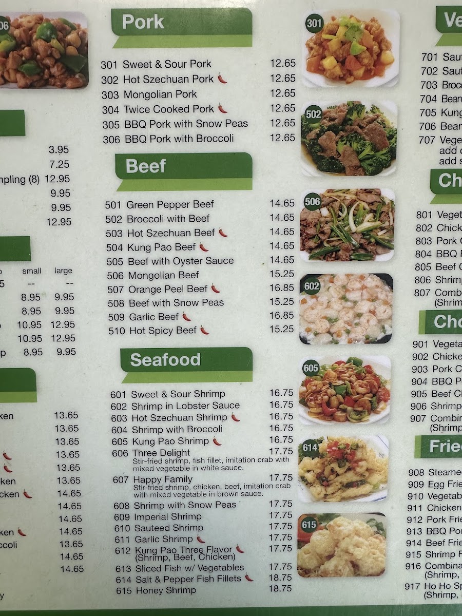 Ho Ho China Menu 3