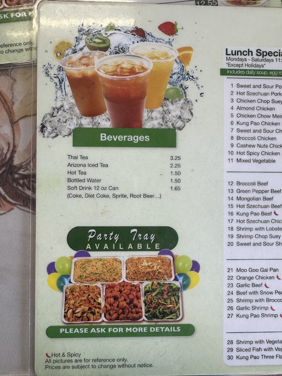 Ho Ho China Menu 5