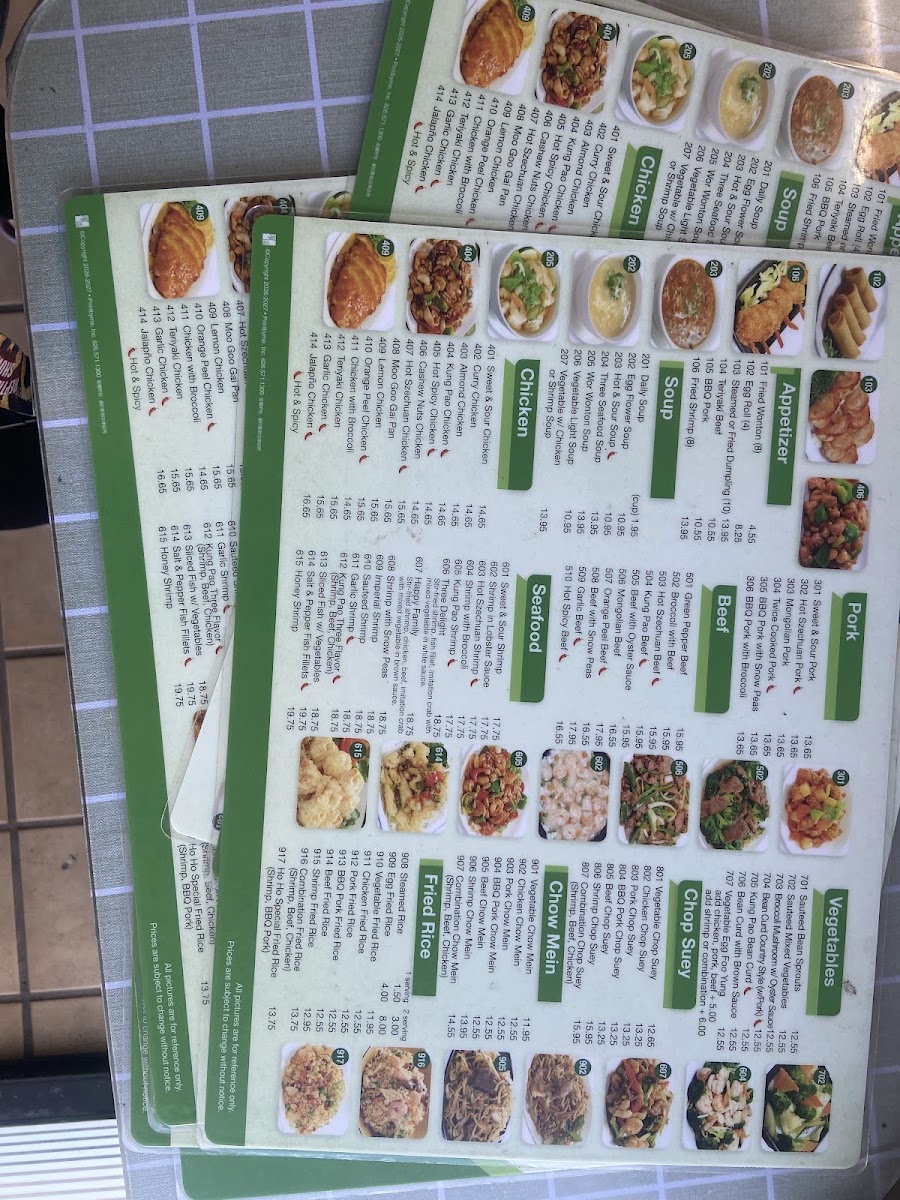 Ho Ho China Menu 8