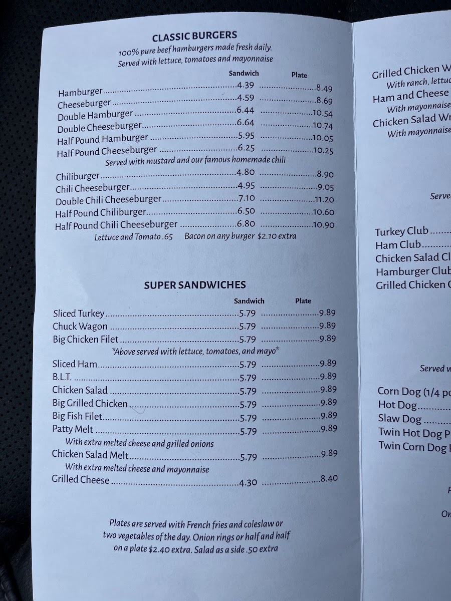 Palmetto Restaurant Menu 5