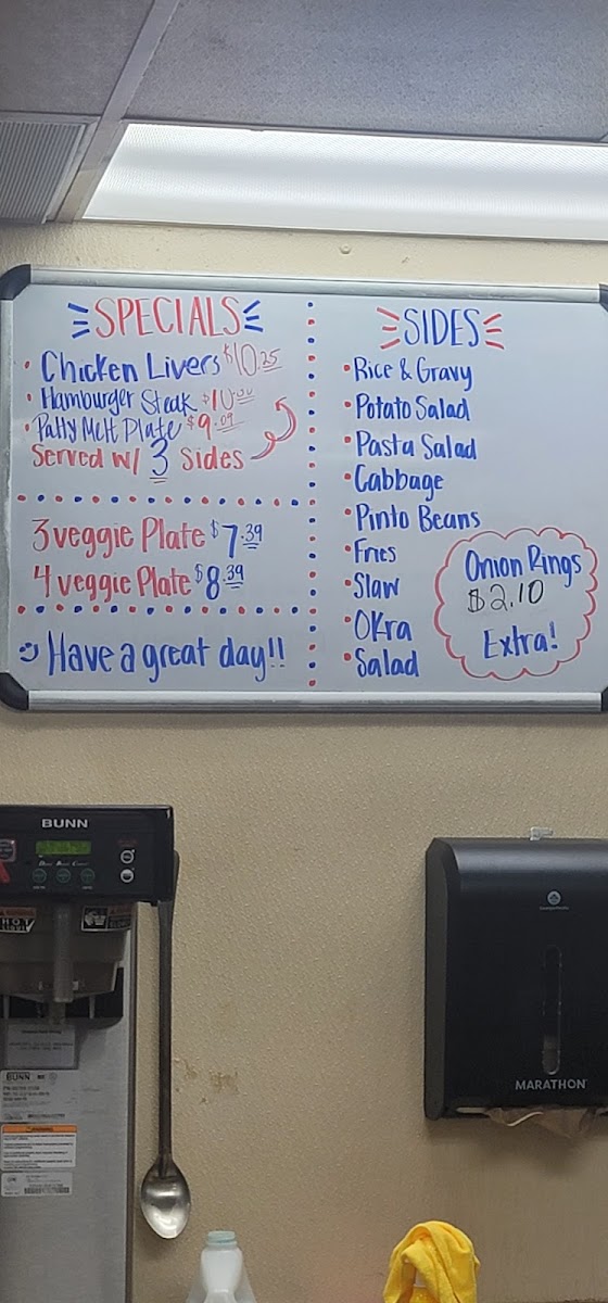 Palmetto Restaurant Menu 9