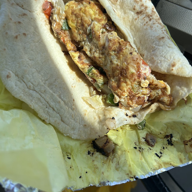 Breakfast Taco with Egg Filling