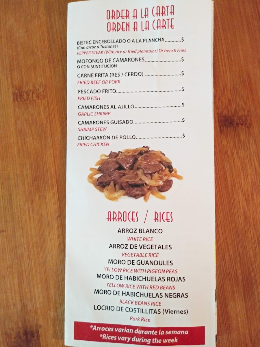 Celia's Restaurant Menu 6
