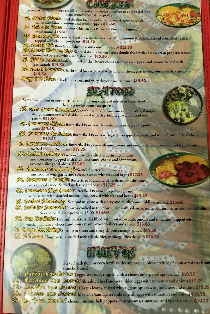 El Rancho Alegre | Mexican Menu 10