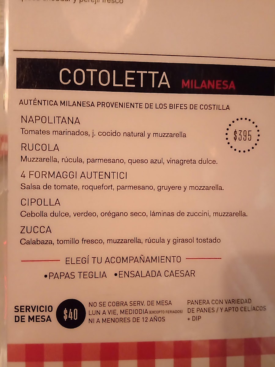 Teglia Menu 2