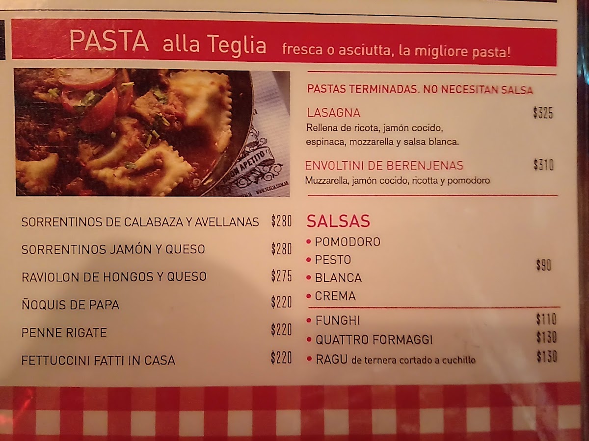 Teglia Menu 4