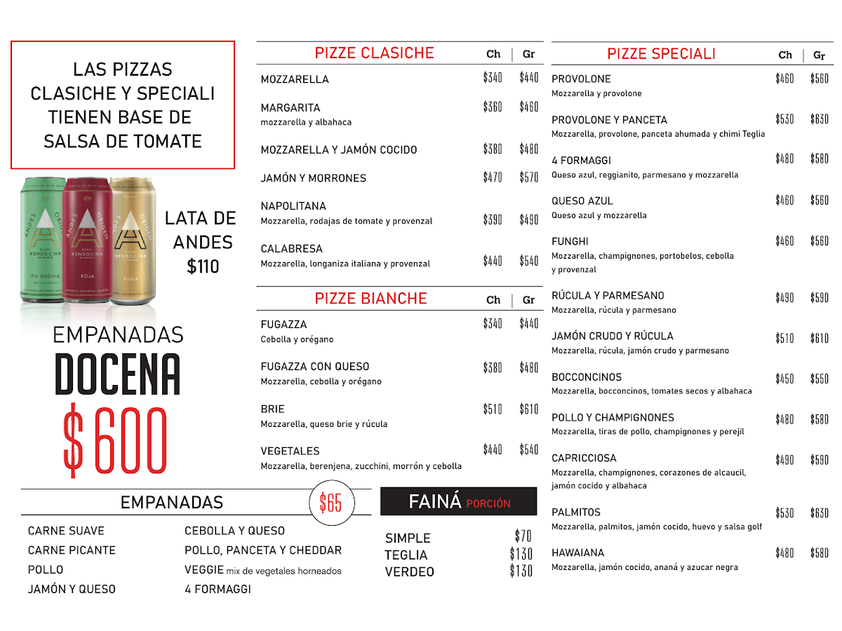 Teglia Menu 7