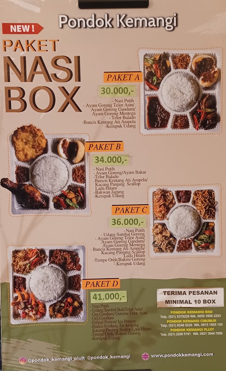 Pondok Kemangi Pluit Menu 3