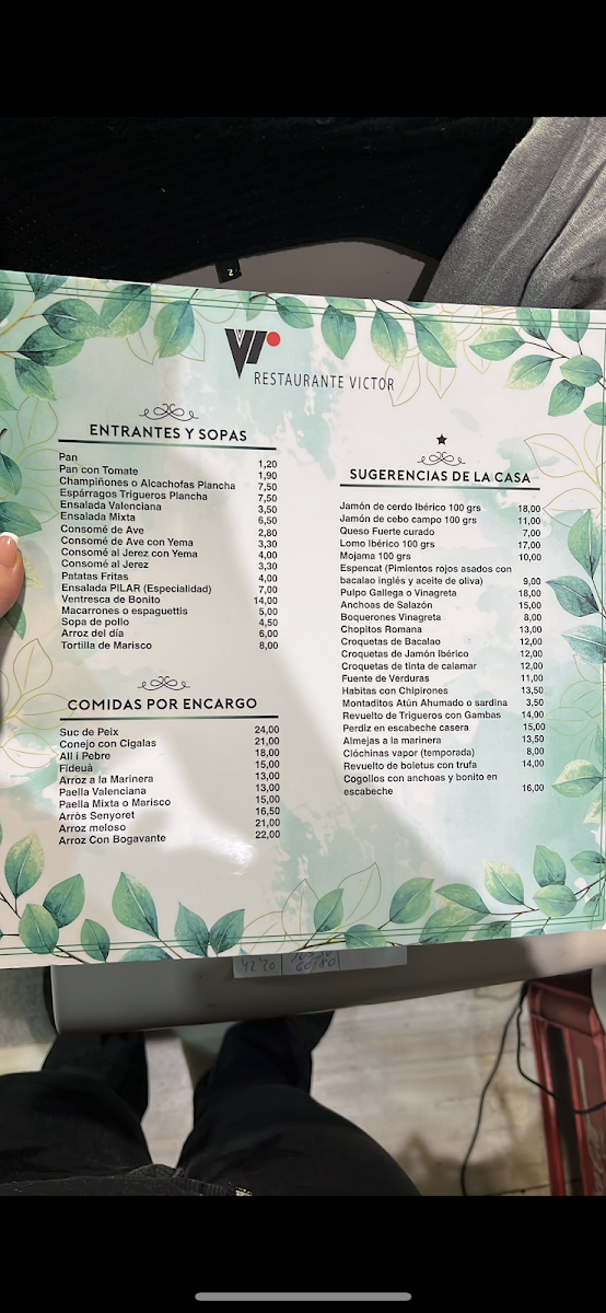 RESTAURANTE VICTOR Menu 2