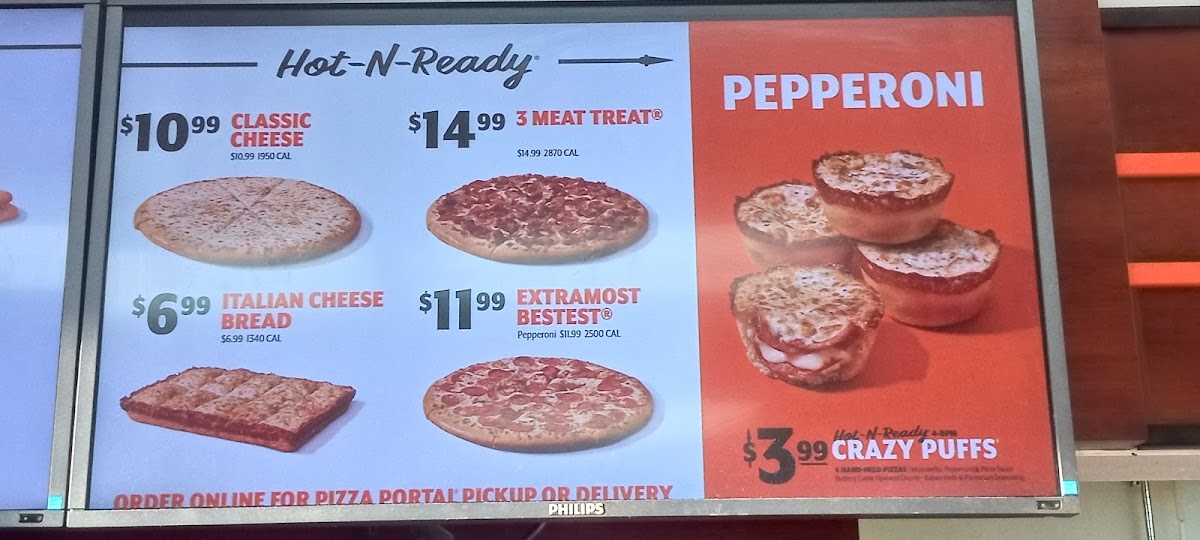 Little Caesars Pizza Menu 1