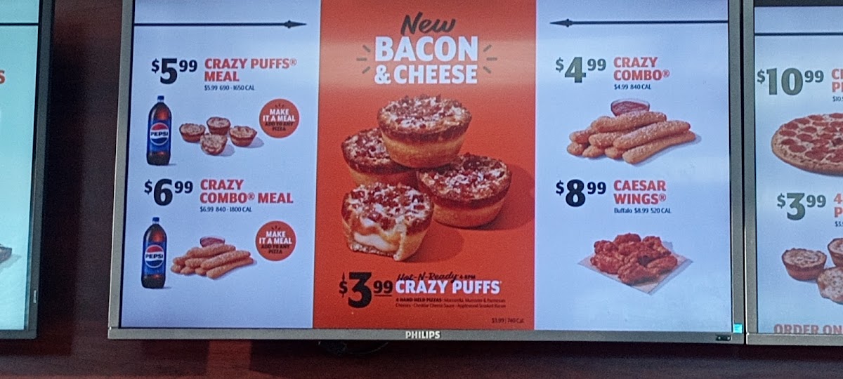 Little Caesars Pizza Menu 2