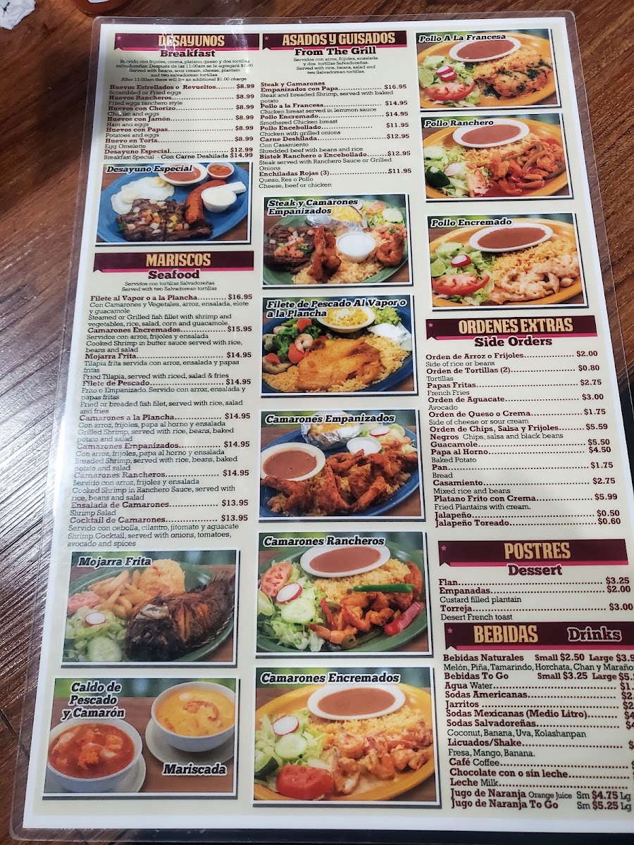 Market Latina Restaurant Menu 2