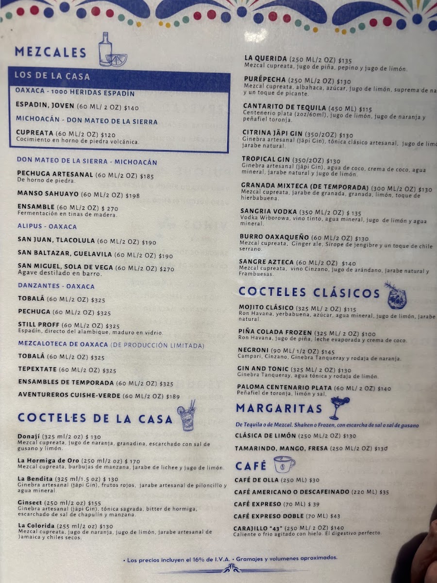 La Casa de Los Tacos Coyoacán Menu 3
