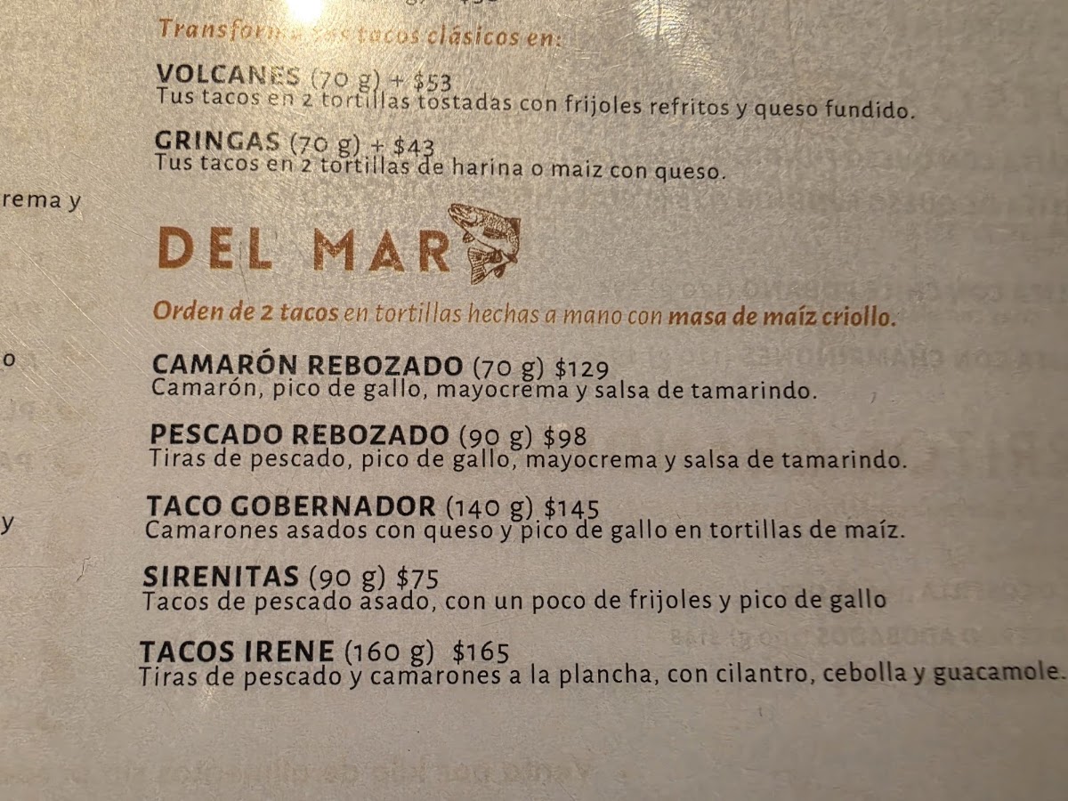 La Casa de Los Tacos Coyoacán Menu 6