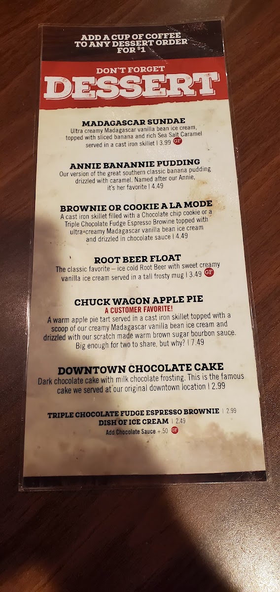 Bubba-Q's Menu 5