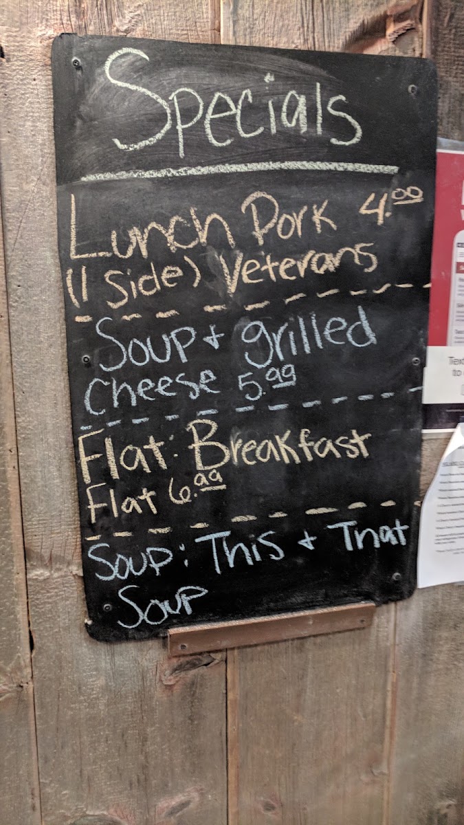 Bubba-Q's Menu 9