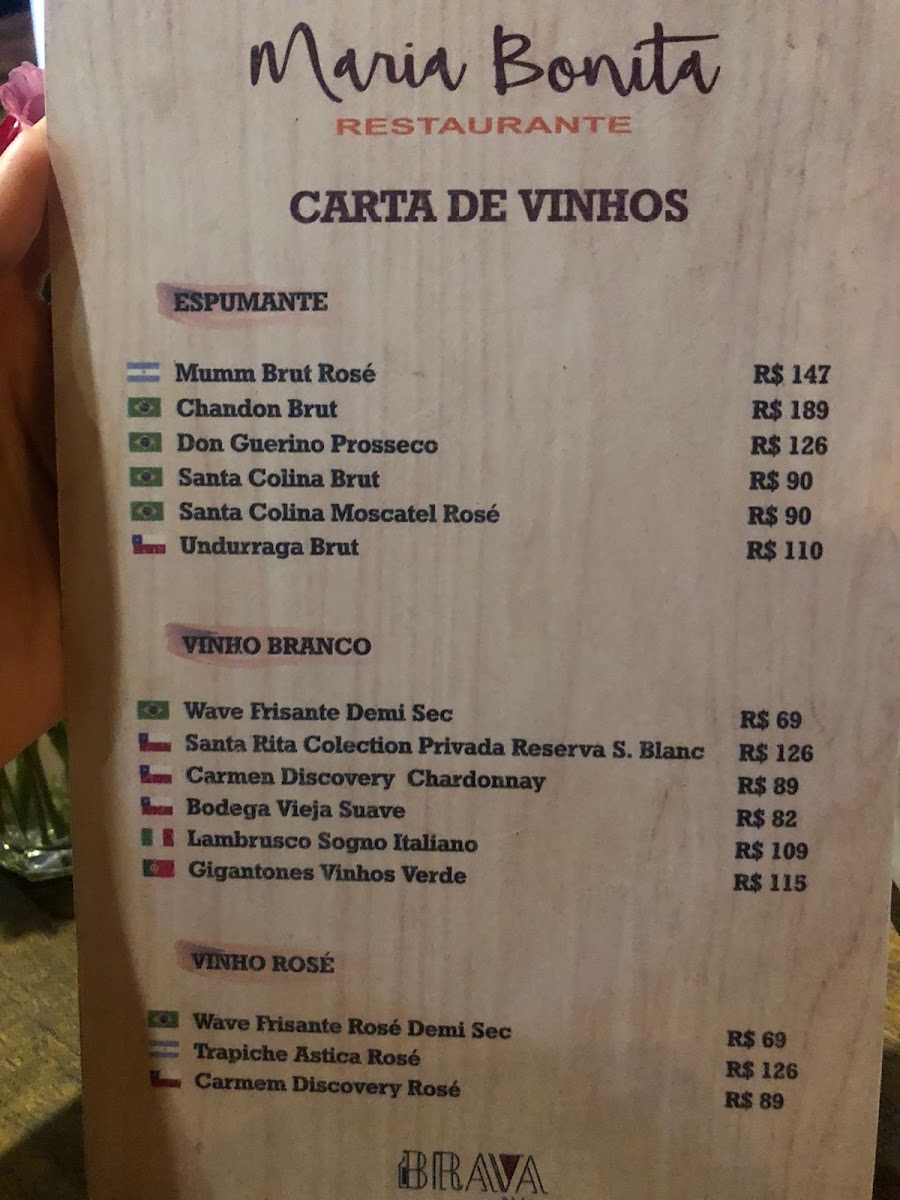 Restaurante Maria Bonita Menu 5