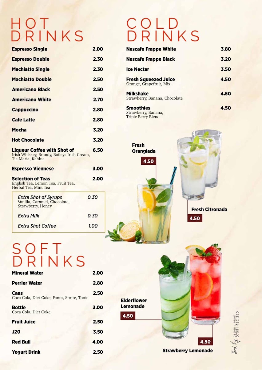 Rio Cafe Menu 2