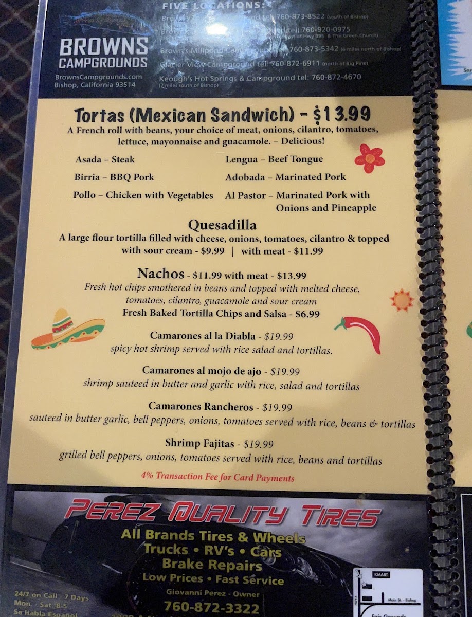 Taquería Las Palmas Menu 7