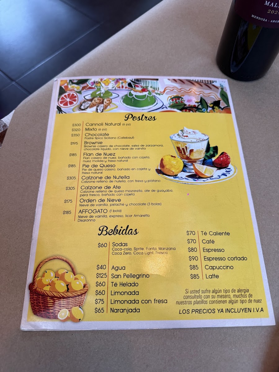 Gulisano's Cucina Siciliana Menu 1