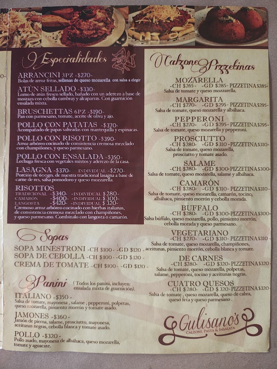 Gulisano's Cucina Siciliana Menu 10