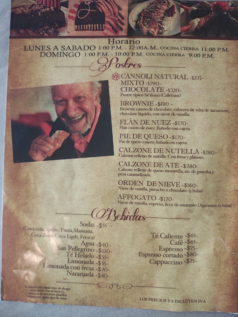 Gulisano's Cucina Siciliana Menu 3
