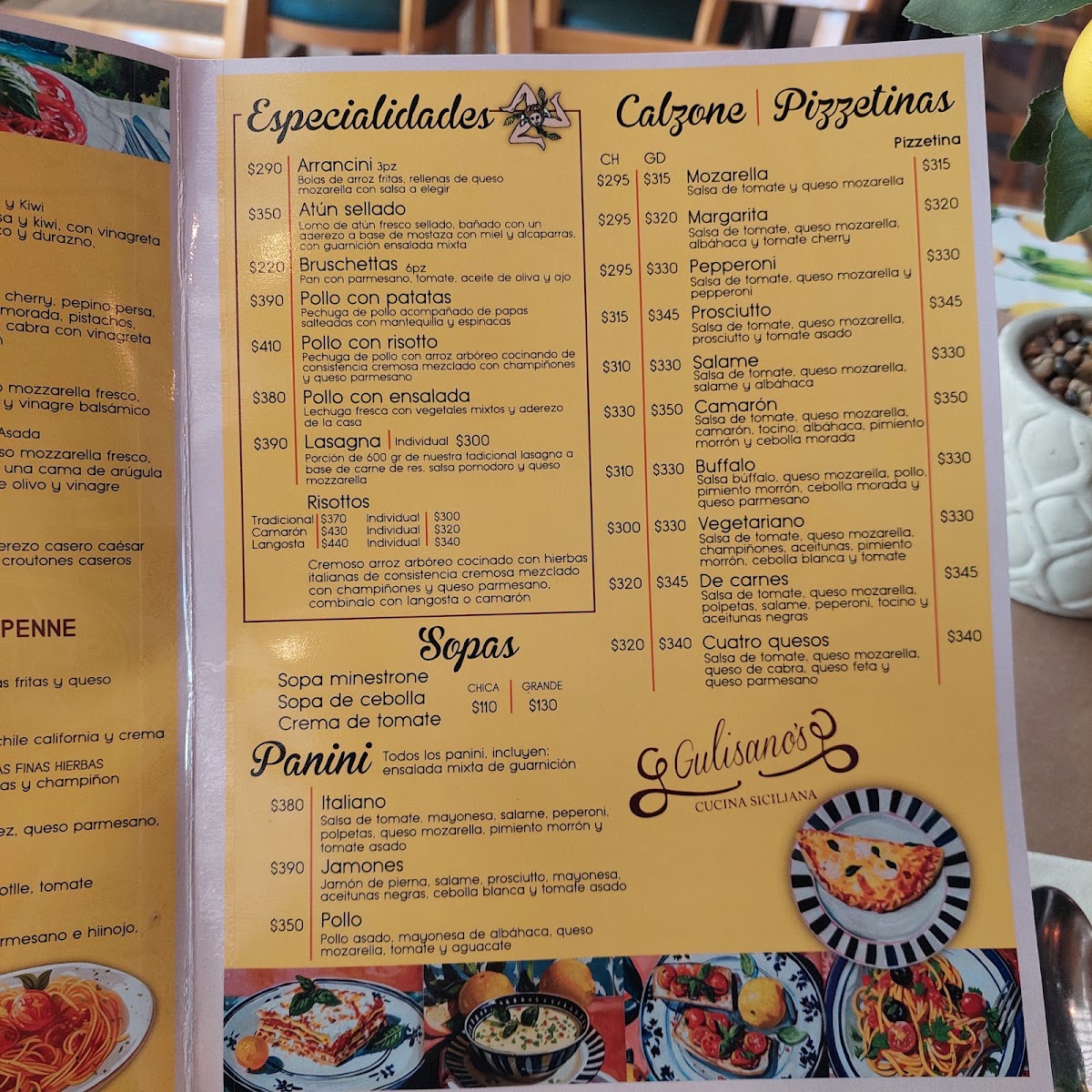 Gulisano's Cucina Siciliana Menu 4