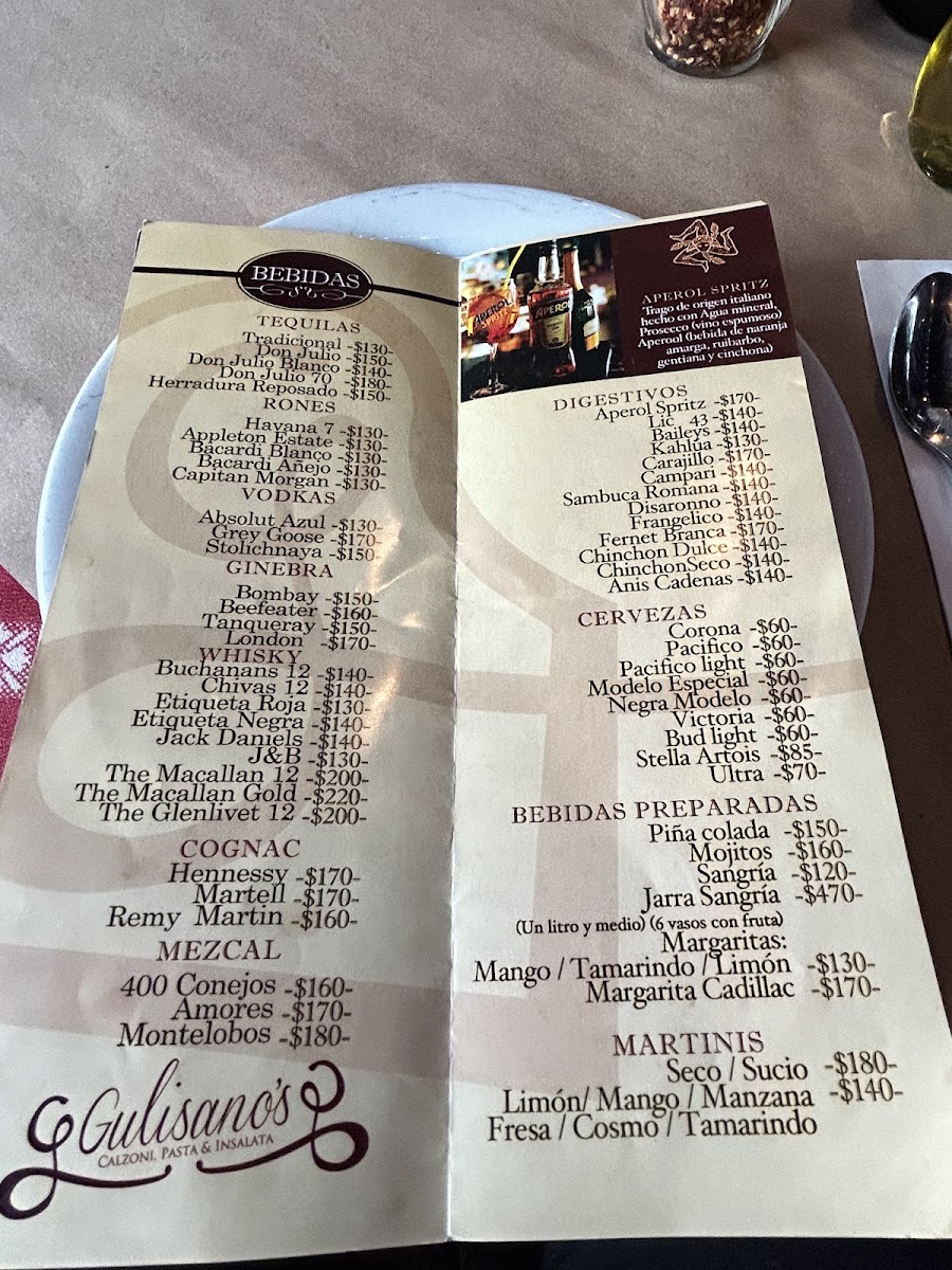 Gulisano's Cucina Siciliana Menu 7