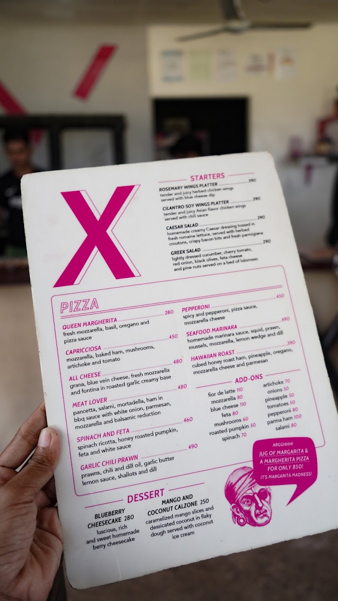 X Pizza - Siargao Menu 4