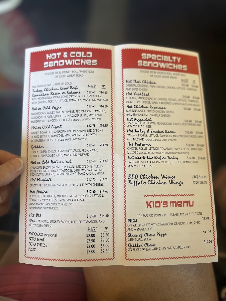 Nik-N-Willie's Pizza-n-Subs Menu 4
