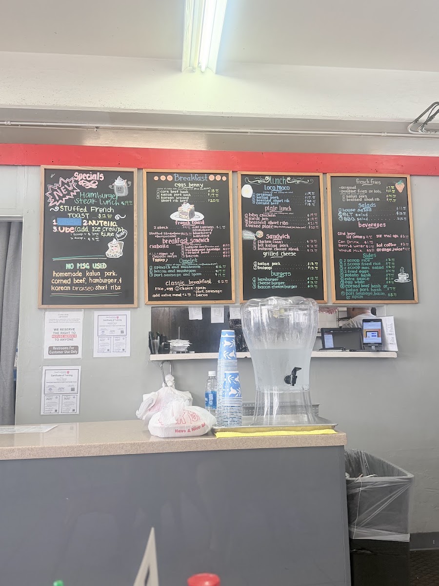 Button Up Cafe Menu 6