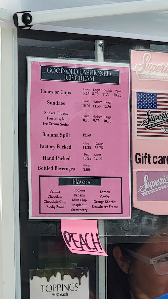 Superior Dairy Product Co Inc Menu 5