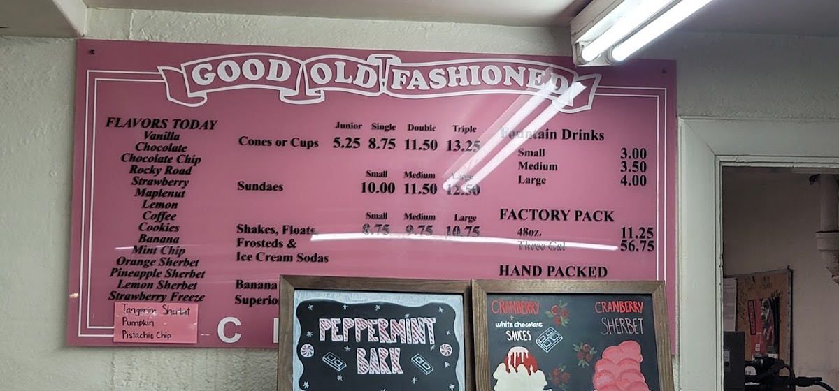 Superior Dairy Product Co Inc Menu 9