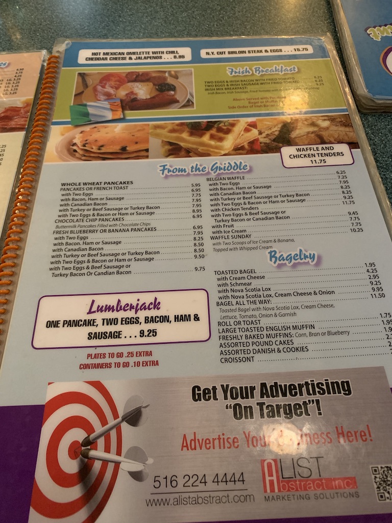 Bedford Cafe Menu 4